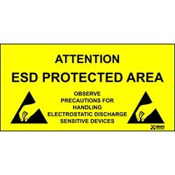 ESD Area Warning Sign